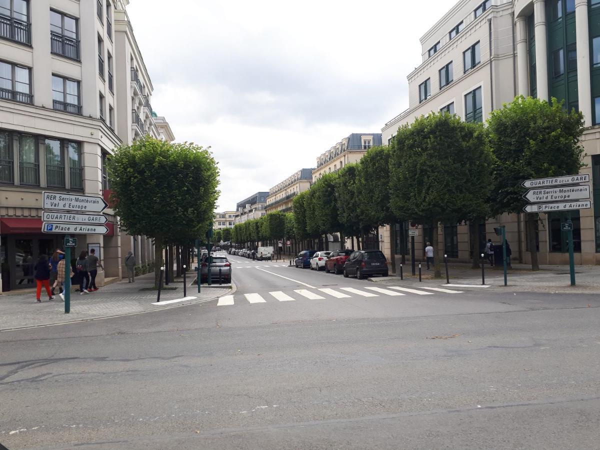 Le Charleston 3P 5 Minutes Disney Parking Gratuit Terrasse Chessy  Bagian luar foto