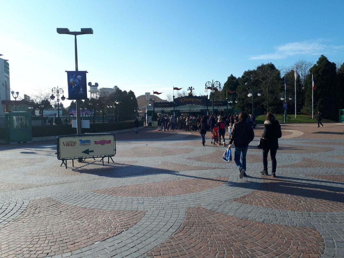 Le Charleston 3P 5 Minutes Disney Parking Gratuit Terrasse Chessy  Bagian luar foto