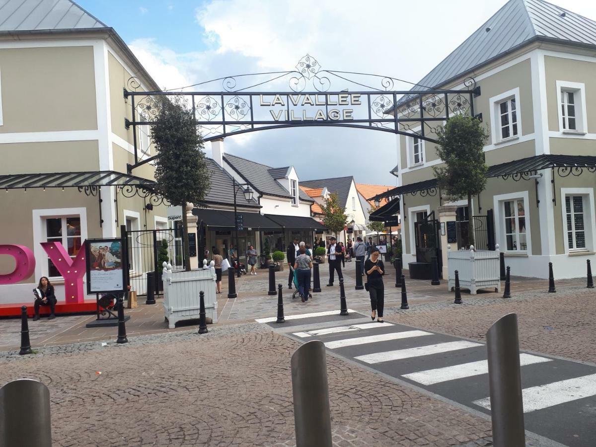 Le Charleston 3P 5 Minutes Disney Parking Gratuit Terrasse Chessy  Bagian luar foto